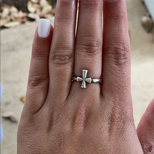 James Avery cross ring